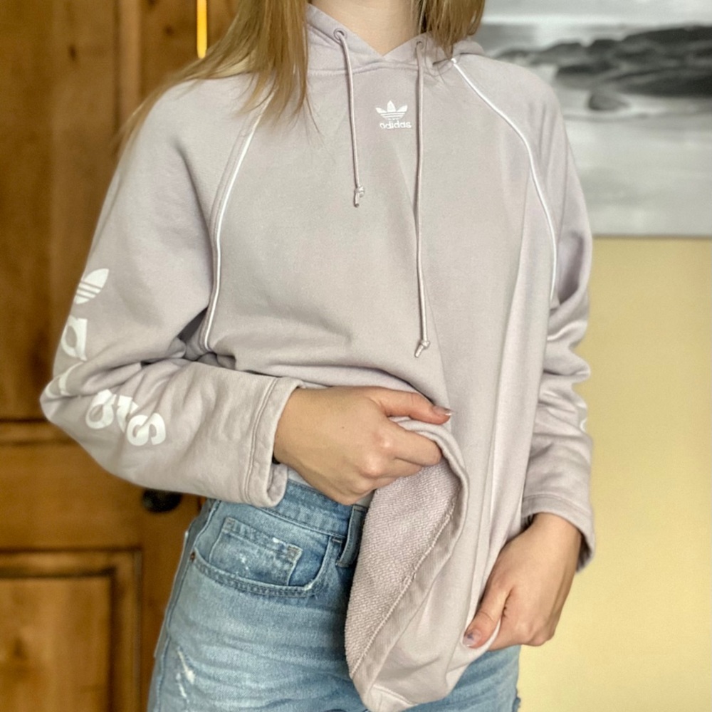 Lavender Adidas Hoodie